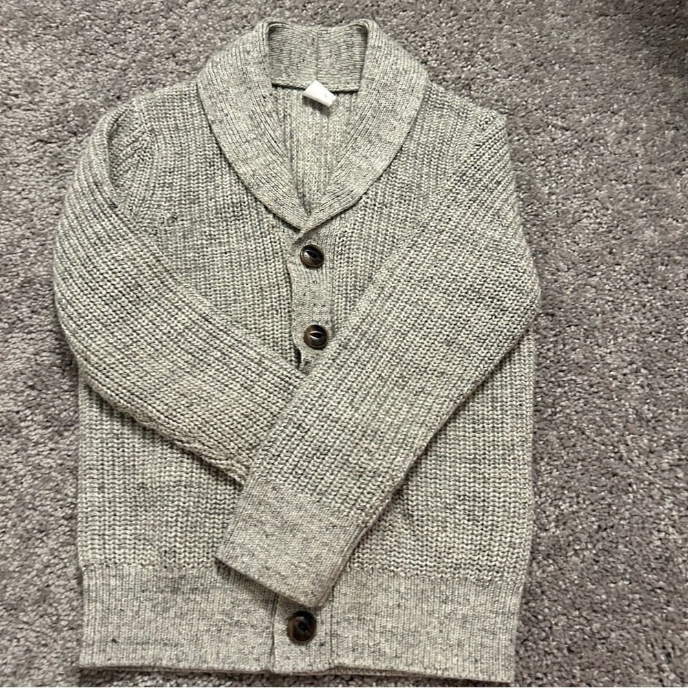 Baby Gap Shawl Collar Cardigan Sweater‎ | Toddler 4 Years | Gray Knit